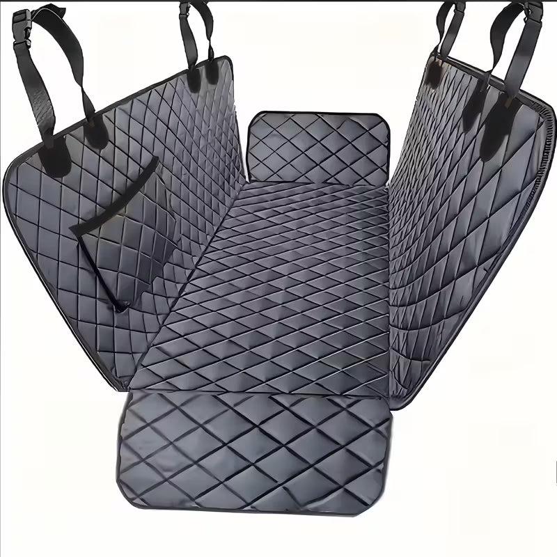 Luxury Waterproof Dog Car Seat Cover (Full Backseat Protection)
